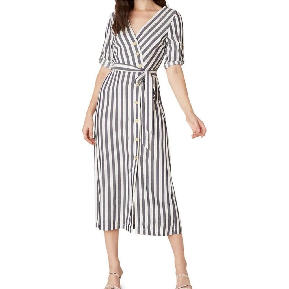 BB Dakota | Set Sail Nautical Wrap Dress *NWT*